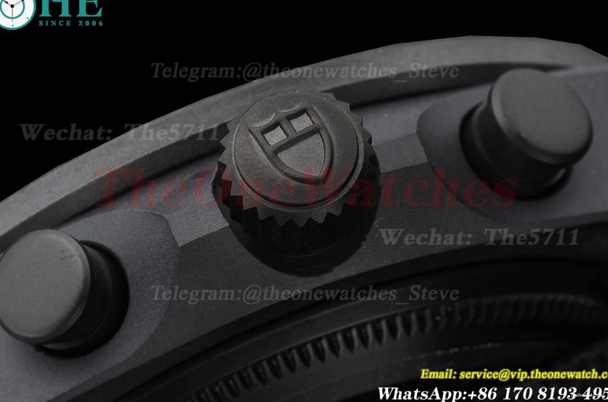 M+F Pelagos TI Chrono Black FXD NY Car A7750 43mm Dial 0119